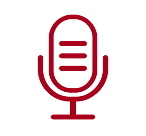 Burgundy Studio Microphone Icon-2