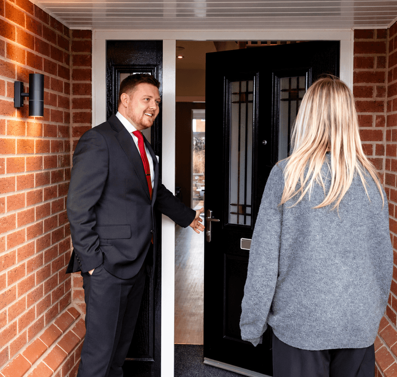 House viewing - Harron Homes