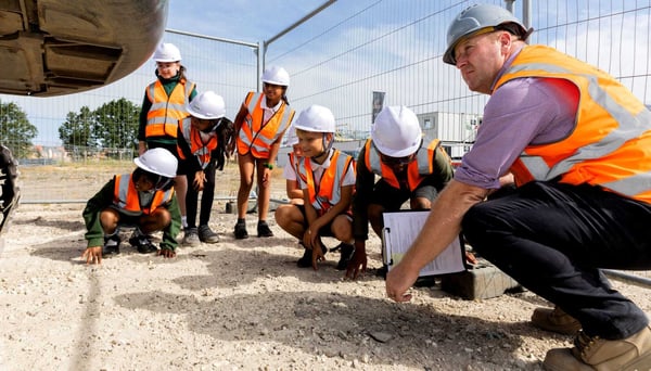 Harworth pupils explore housebuilding with Harron Homes