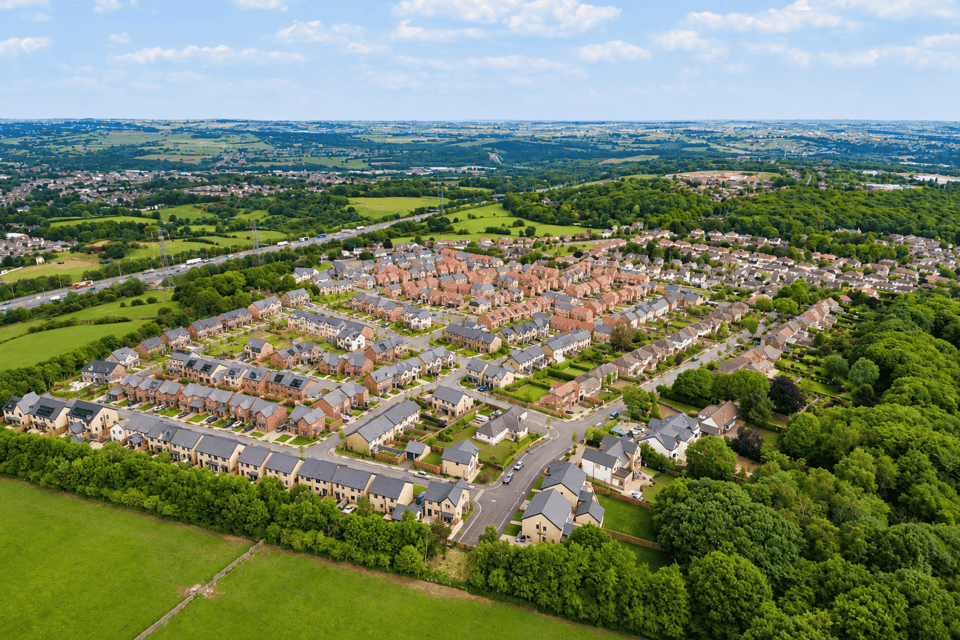 Victoria Heights aerial view